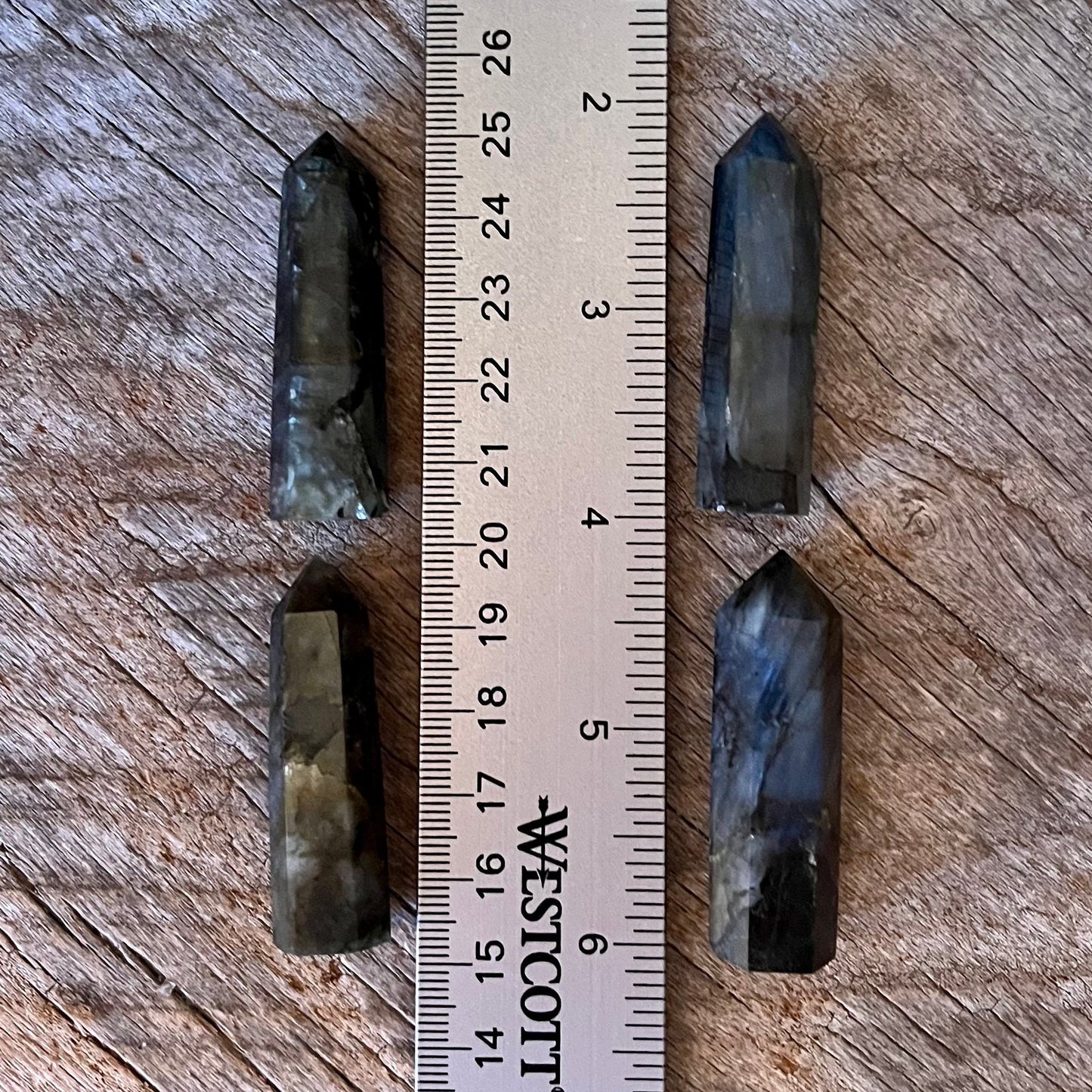 Labradorite Obelisk (Approx. 1 3/4”-2") 0876