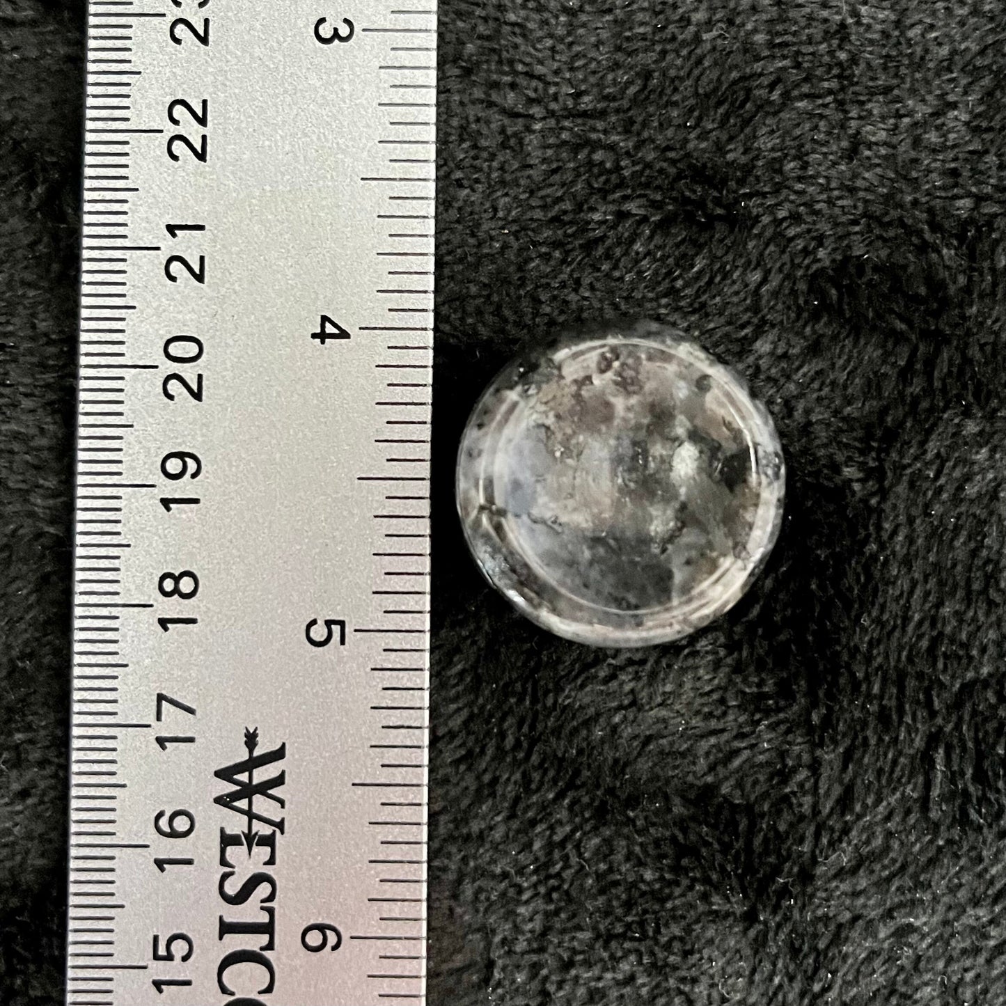 Larvikite Sphere Stand (Approx 1”) 1688