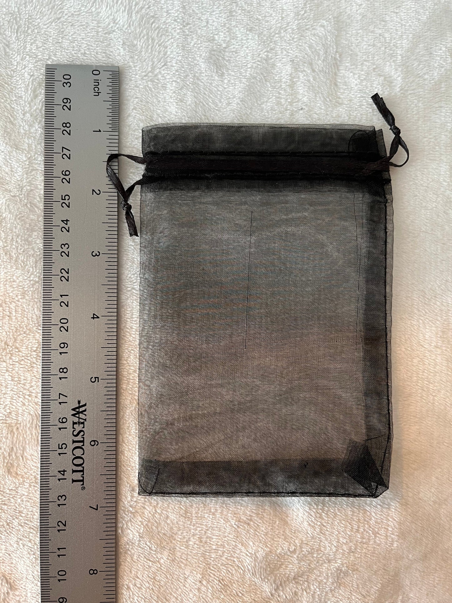 Black Organza Bag (Approx. 4” x 6") BAG-0096