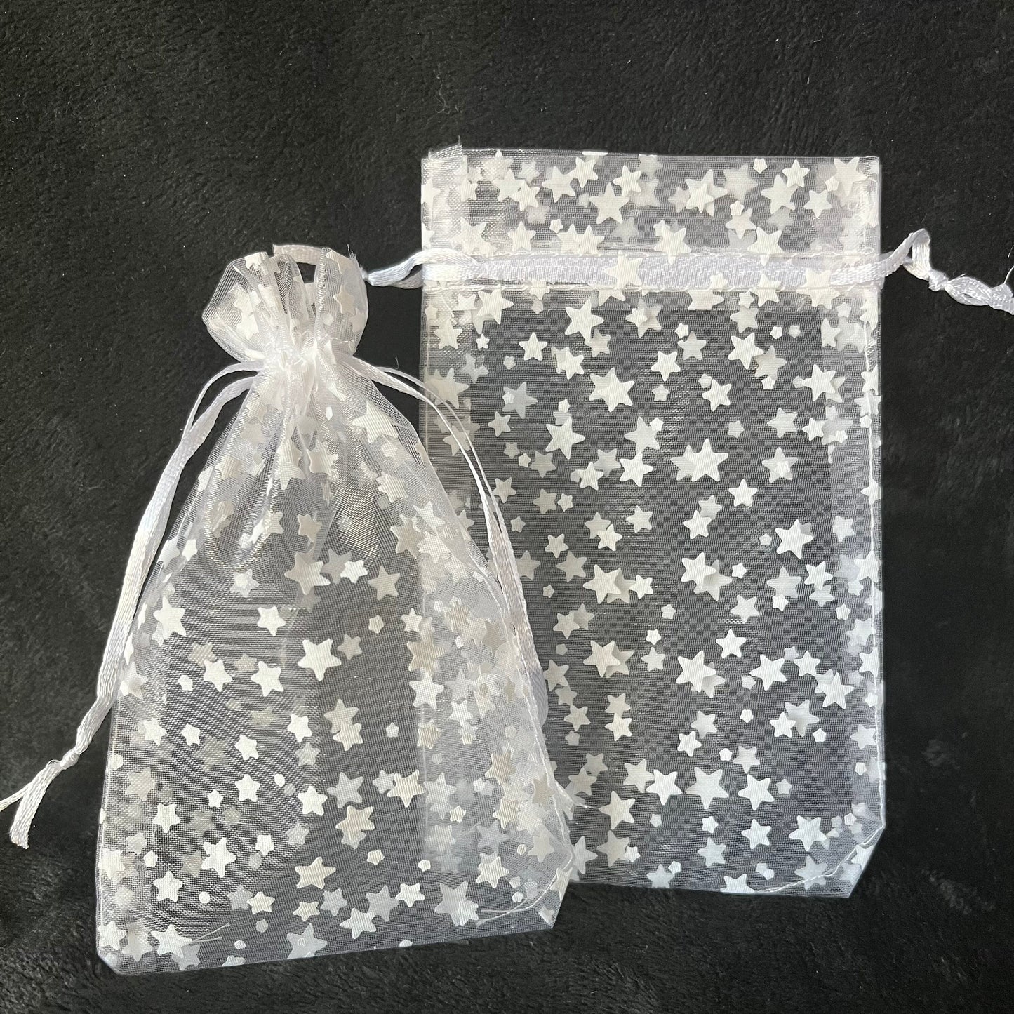 White Star Organza Bag (Approx. 3 1/2” X 6”) BAG-0168