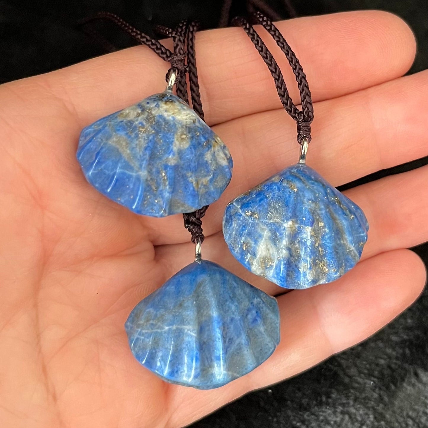 Lapis Lazuli Sea Shell Necklace NCK-2717