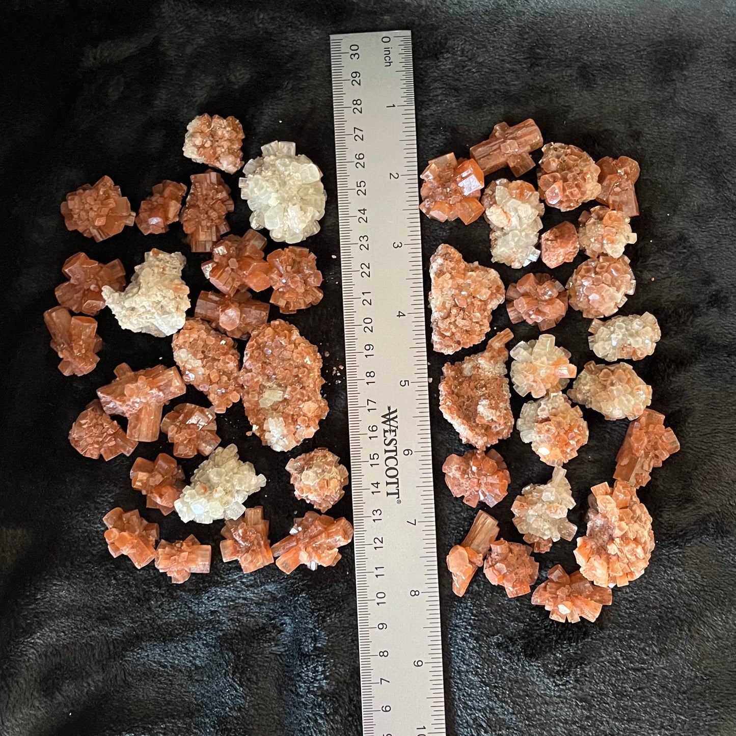 Aragonite Crystal Cluster, 1 pound lot (Approx. 3/4”-1 3/4”)WC-0028