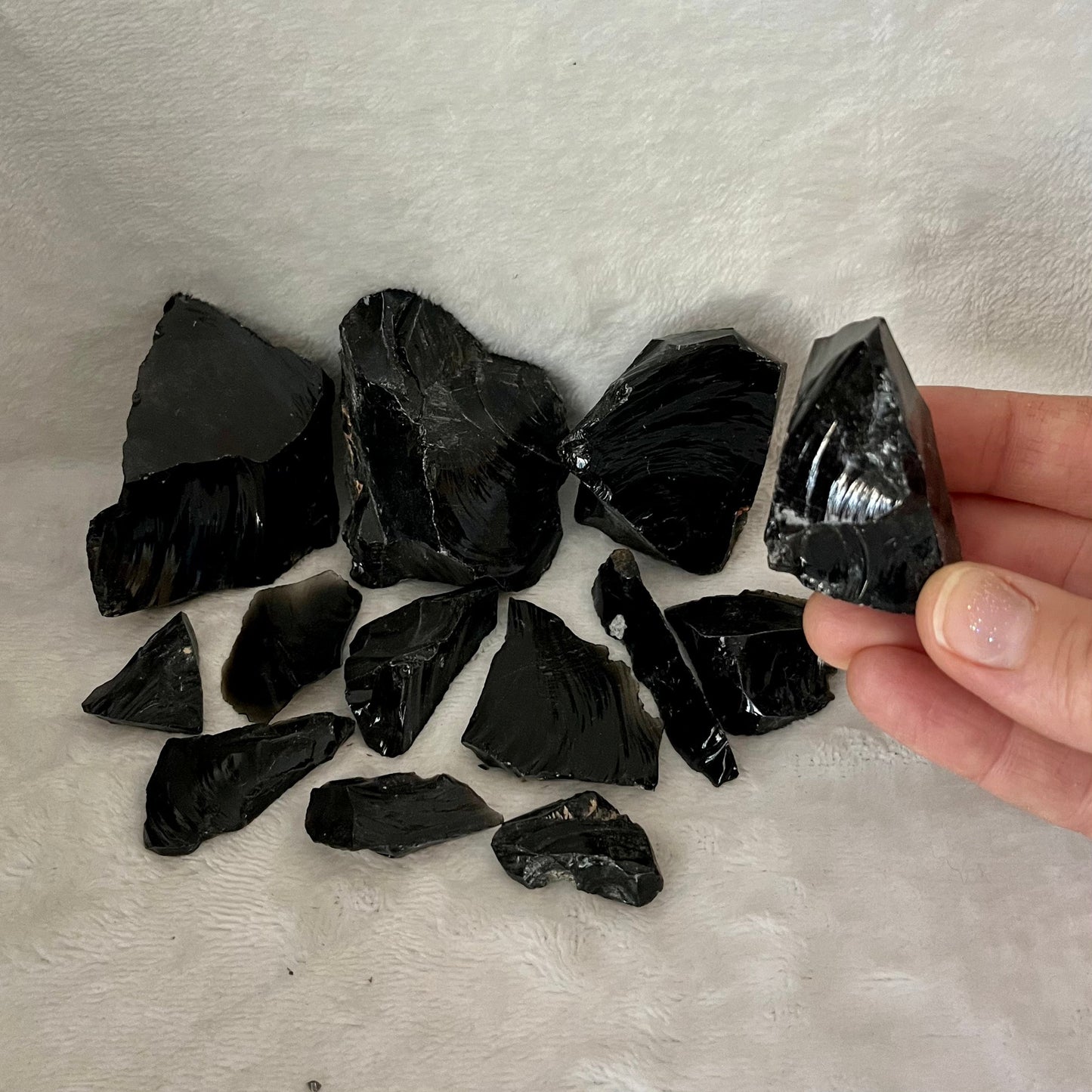 Black Obsidian Raw Chunk, 1 Pound WR-0007