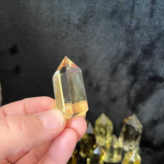 Citrine Obelisk, Small , 1 pound, WO-0038