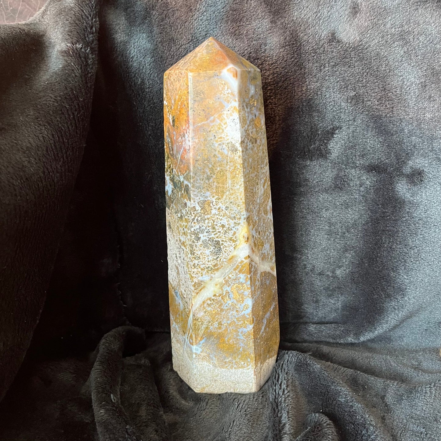 Ocean Jasper Obelisk, Very Large, (Approx 2.6-4.4lbs each) WO-0009