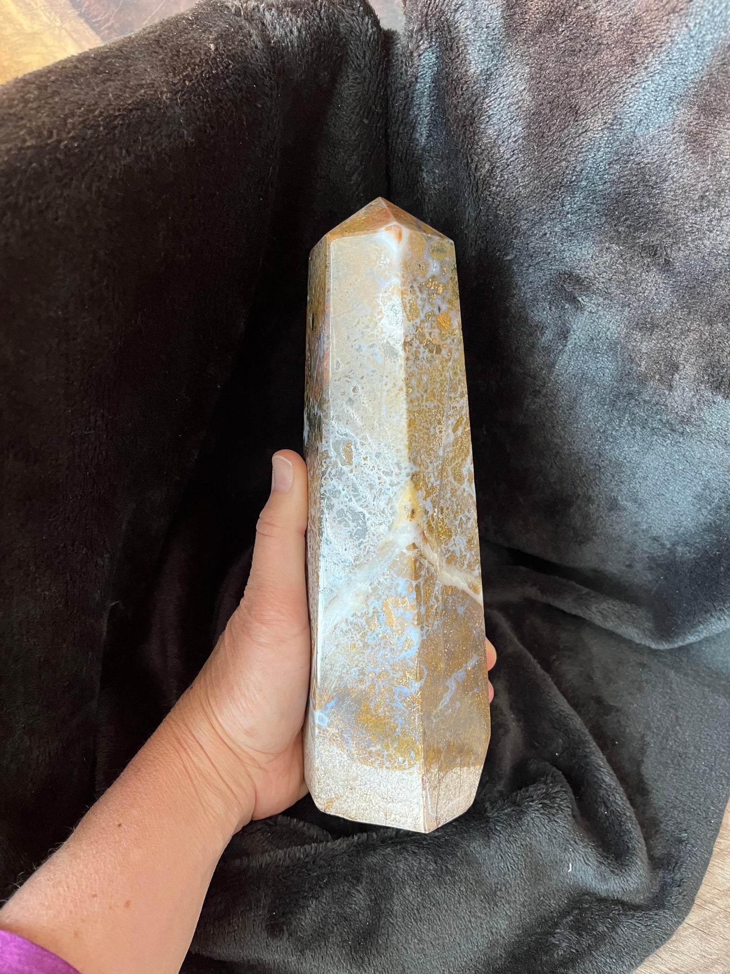 Ocean Jasper Obelisk, Very Large, (Approx 2.6-4.4lbs each) WO-0009