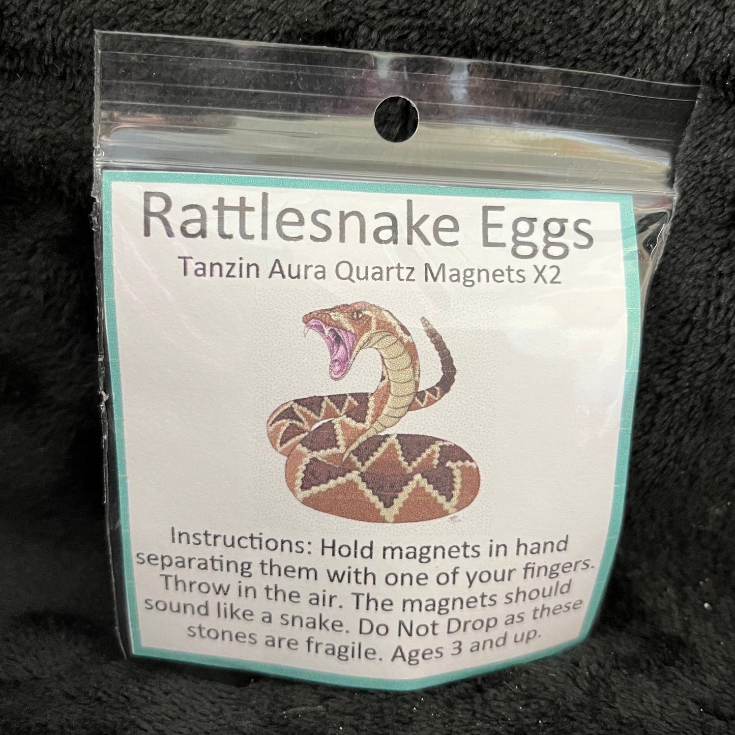 Rattle Snake Eggs, Tanzin Aura Magnets X2 1582