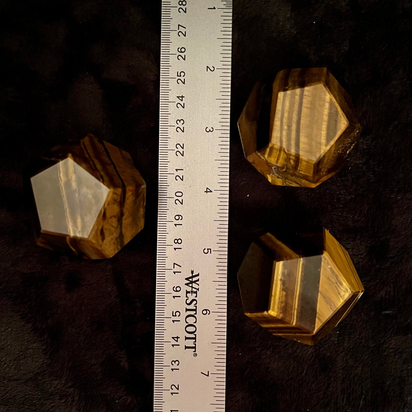 Tiger Eye Dodecahedron (Approx. 45mm-55mm) 1484