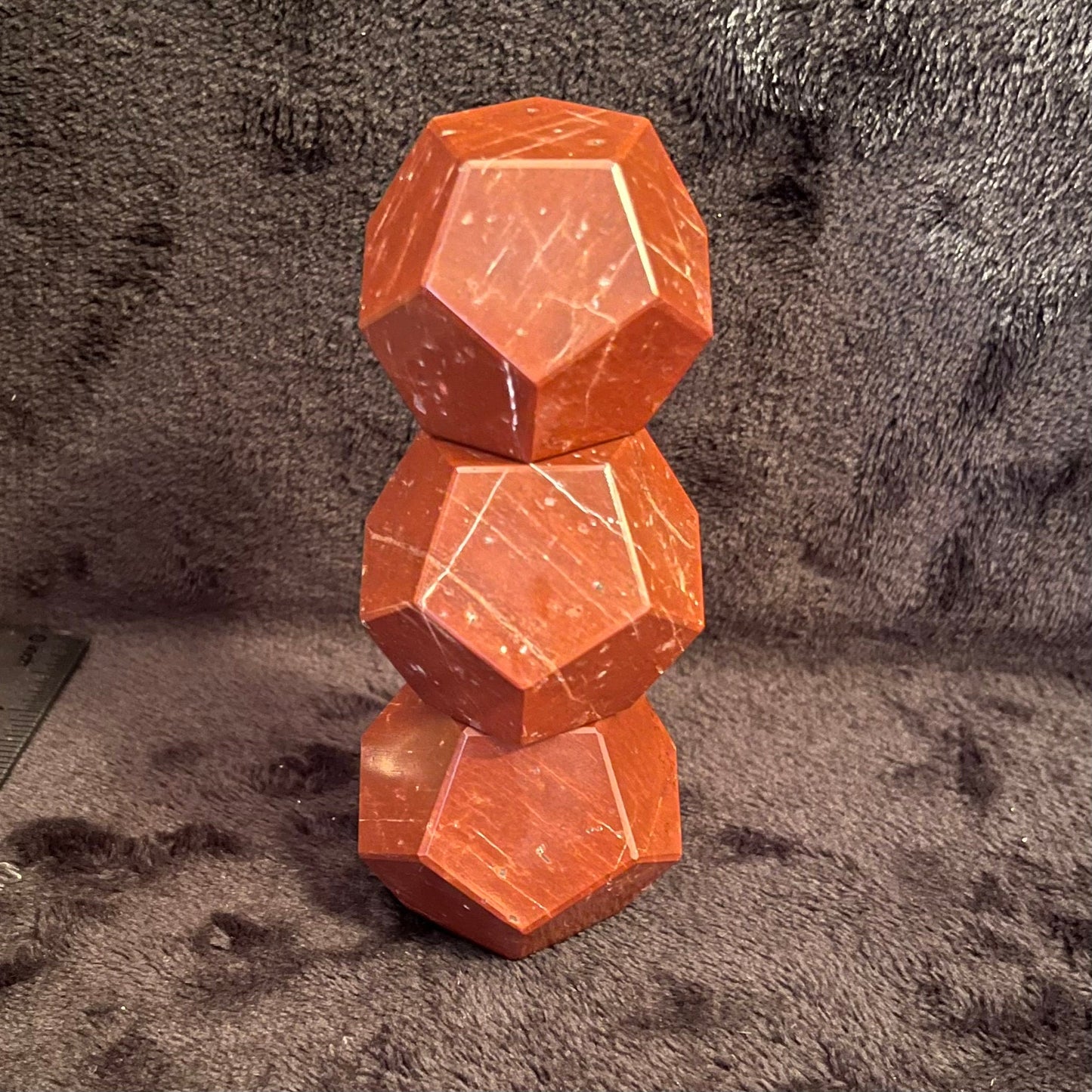 Red Jasper Dodecahedron (Approx. 45mm-55mm) 1479