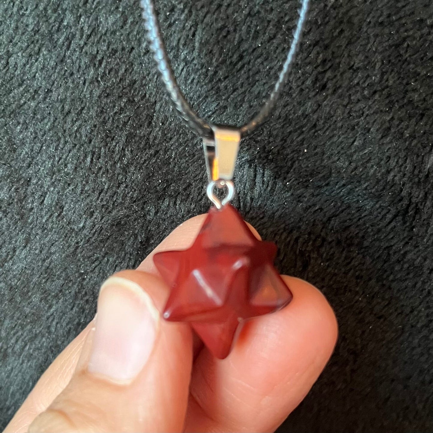 Red Jasper Merkaba Necklace NCK-2747