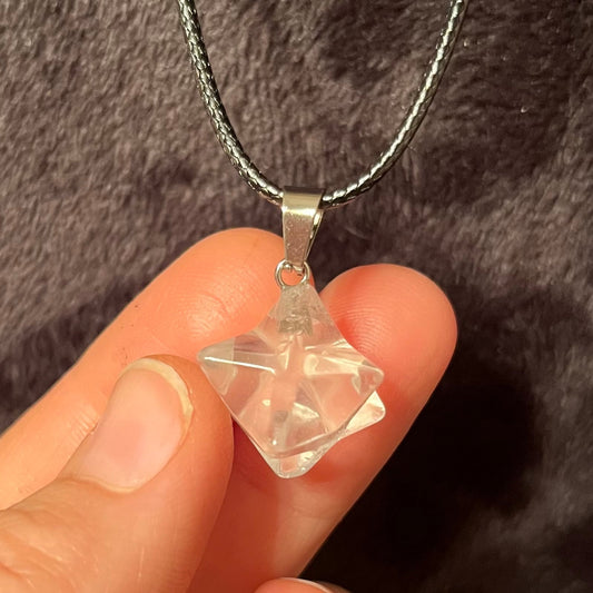 Quartz Merkaba Necklace NCK-2755