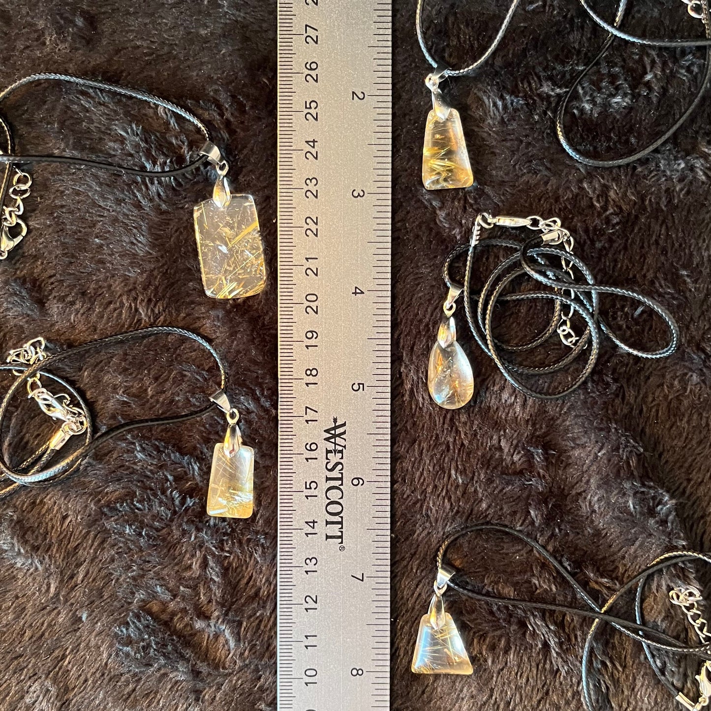 Golden Rutile Quartz Necklace   NCK-2767
