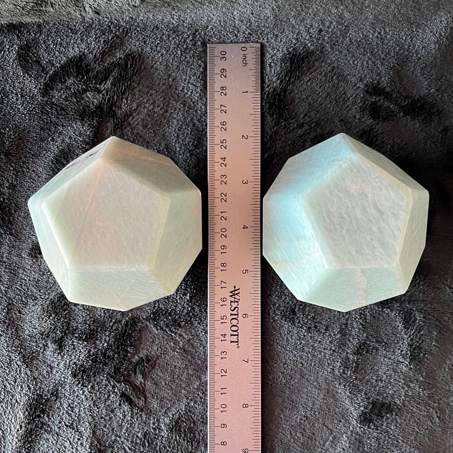 Amazonite Dodecahedron, Very Large (Approx. 85mm) F-0075