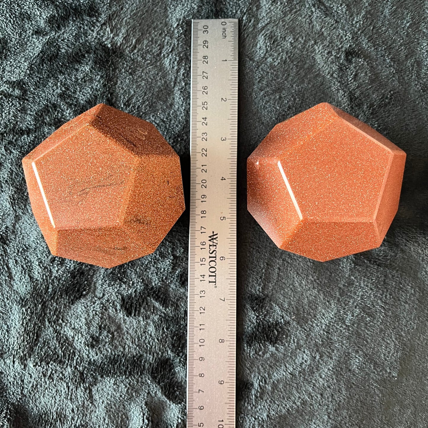 Goldstone Dodecahedron, Very Large (Approx. 85mm) F-0077