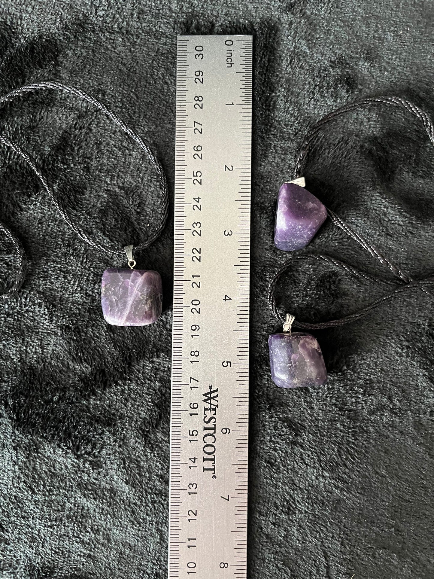 Lepidolite Necklace (tumbled stone) NCK-2797