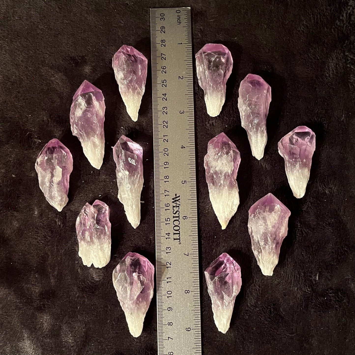 Dragon Tooth Amethyst, A Grade (Approx. 1 3/4”-2 1/2”) 0461