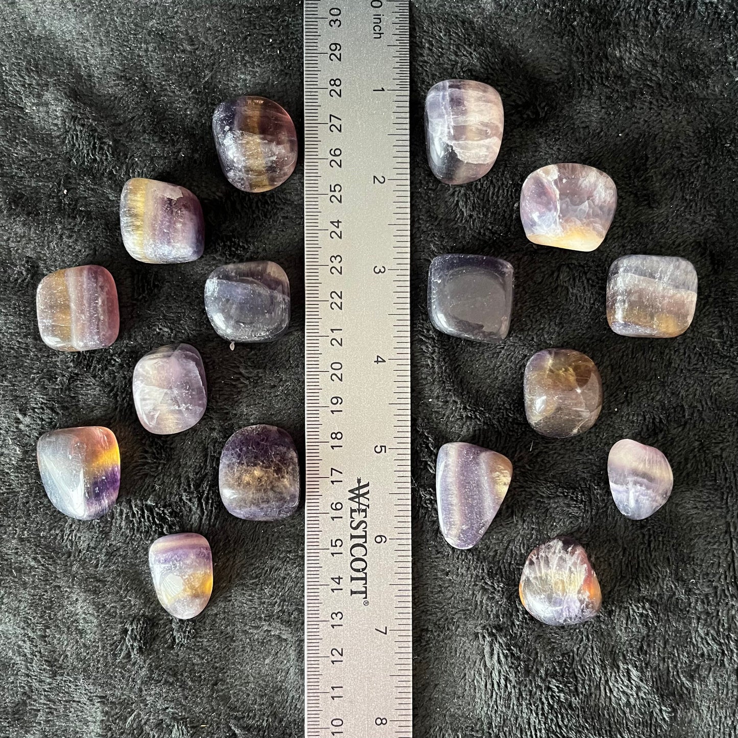 Rainbow Fluorite Tumbled Stone (Approx. 3/4” - 1”) 0681