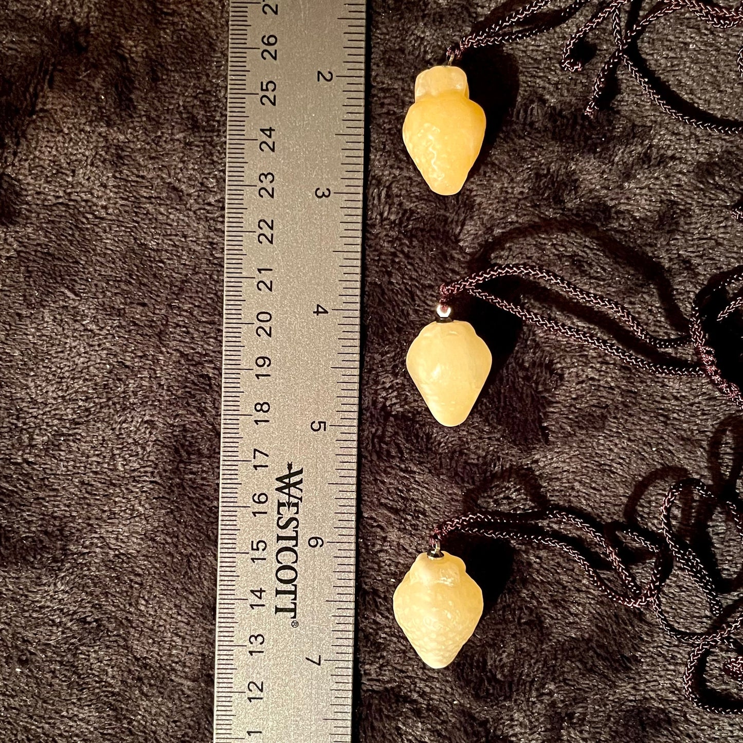 Yellow Calcite Strawberry Necklace NCK-2868