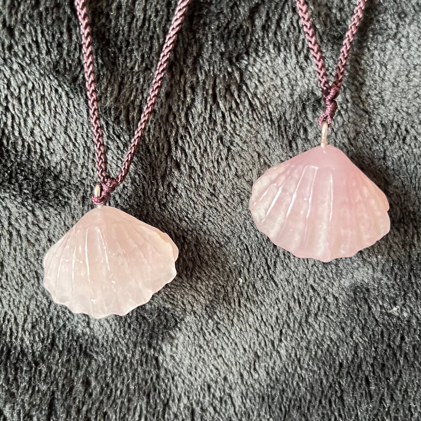 Rose Quartz  Seashell Necklace NCK-2840