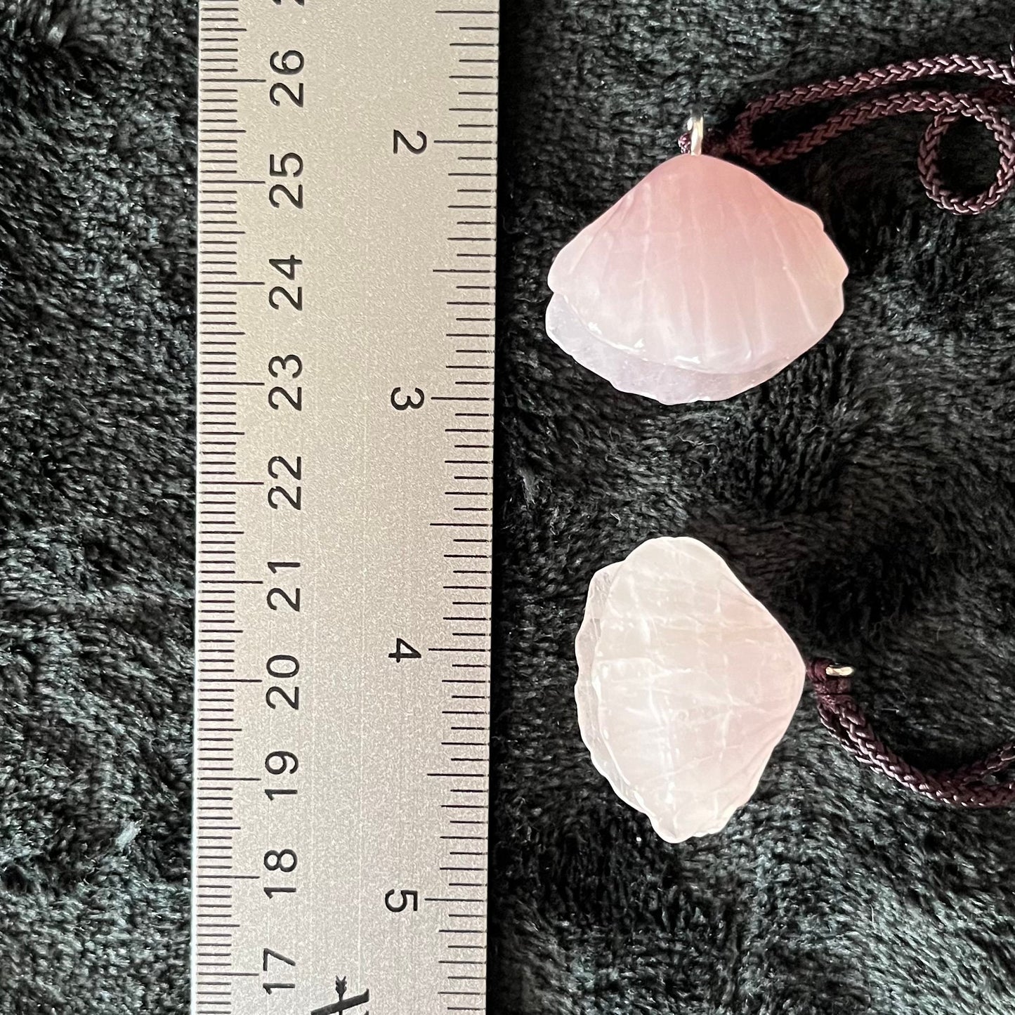 Rose Quartz  Seashell Necklace NCK-2840