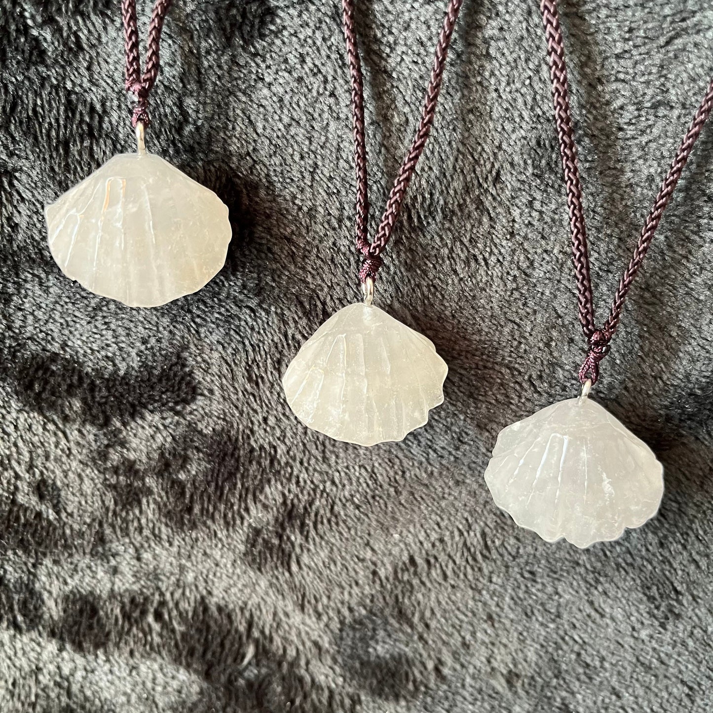 Quartz  Seashell Necklace NCK-2830