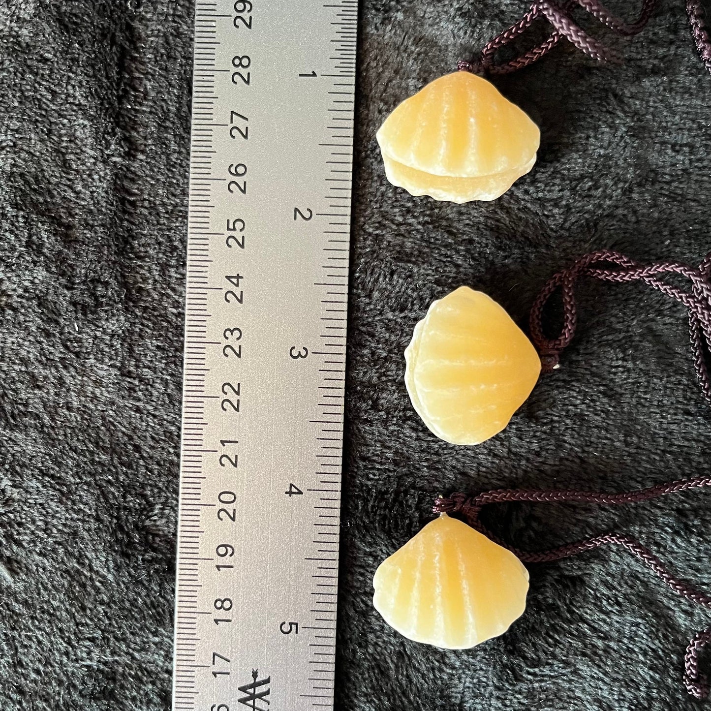 Yellow Calcite Seashell Necklace NCK-2827