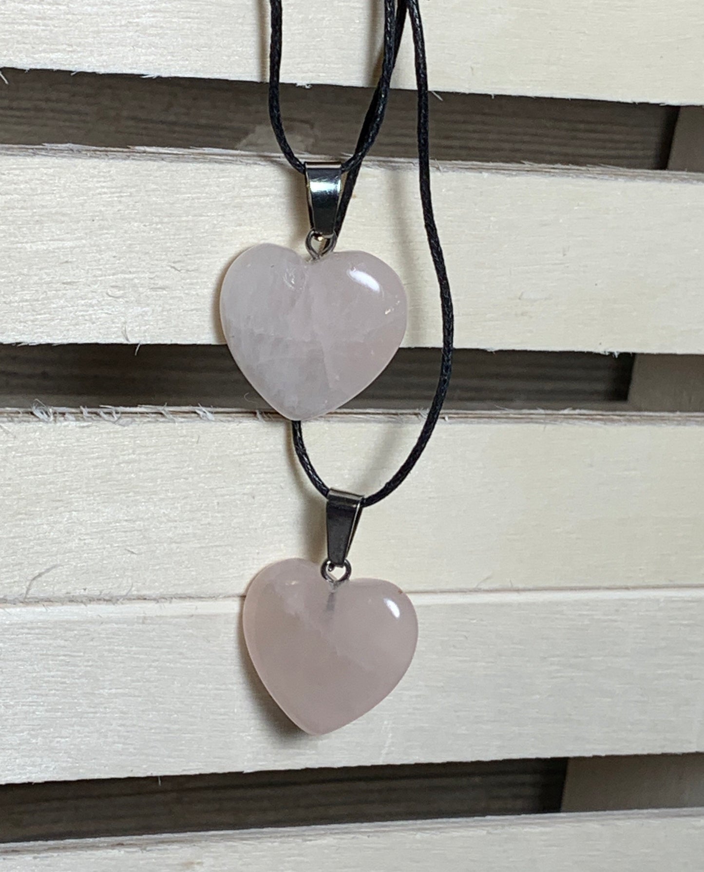 Rose Quartz Heart Necklace NCK-2901