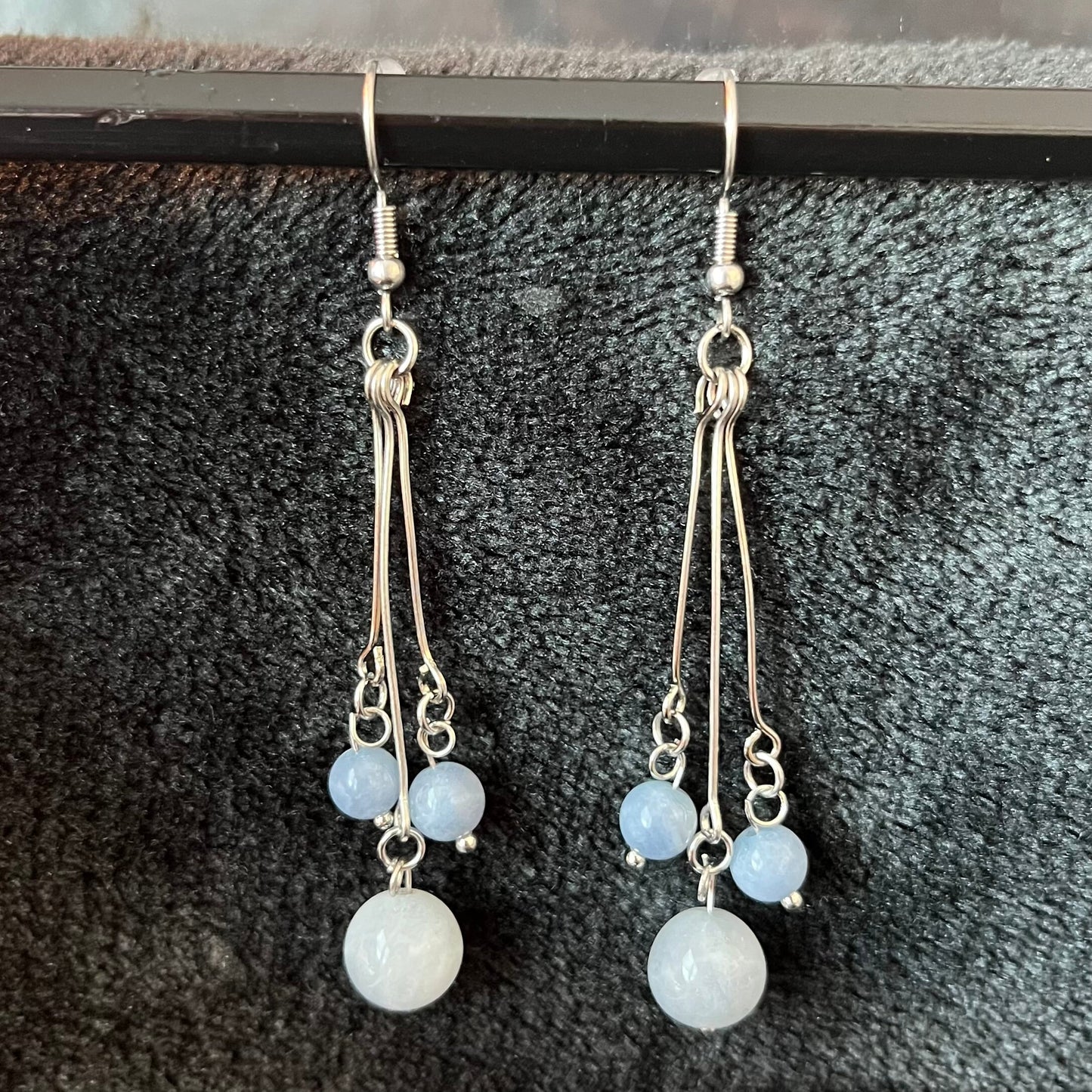 Aquamarine Dangle Earrings EAR-0046