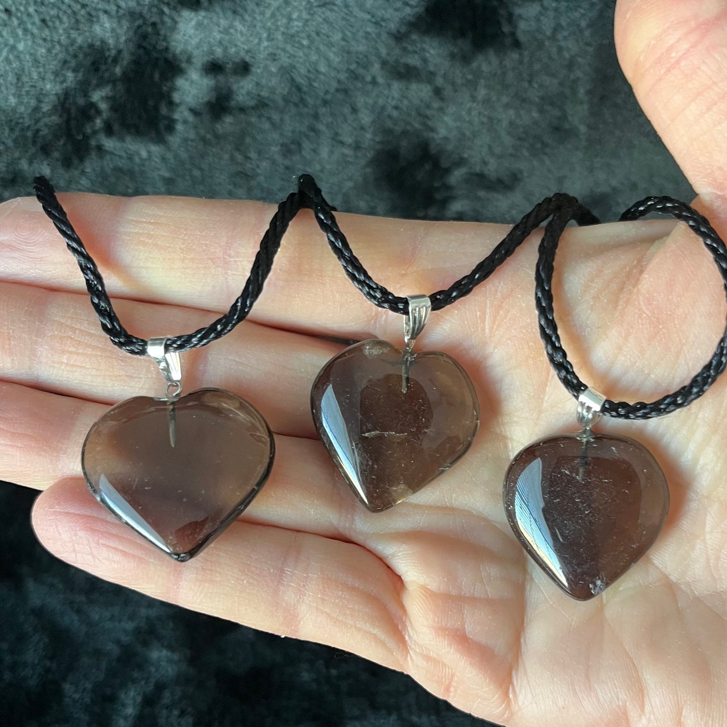 Smoky Quartz Heart Necklace NCK-2922