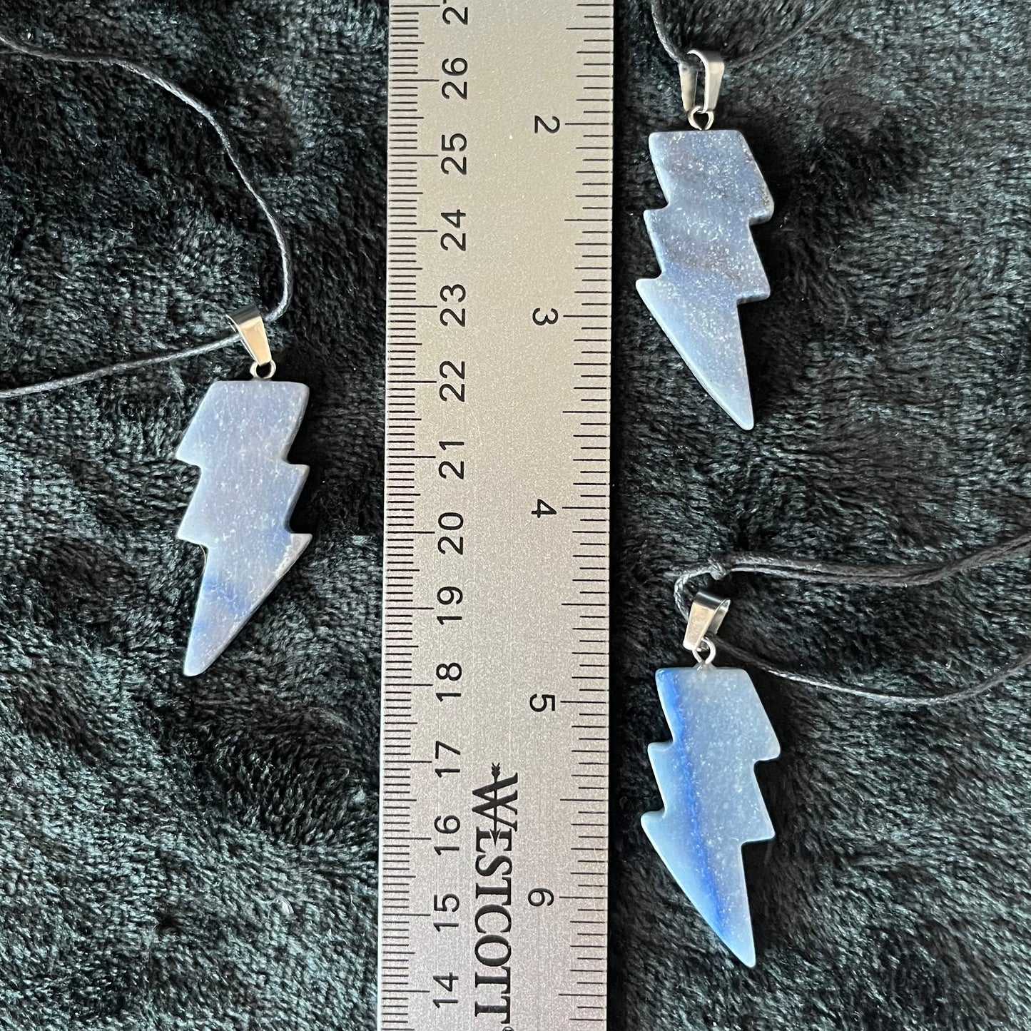 Blue Aventurine Lightning Bolt NCK-2897