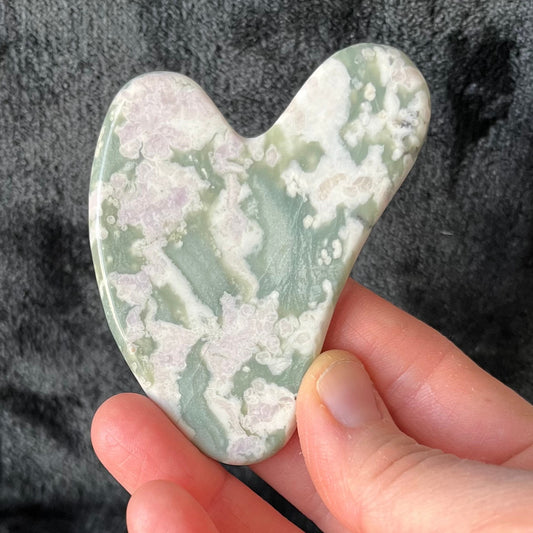 Peace Jade Self Care Gua Sha Stone 1046