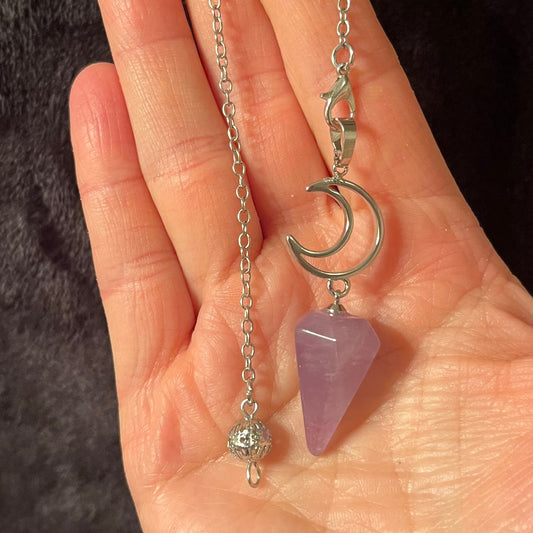 Amethyst Moon Pendulum PND-0011