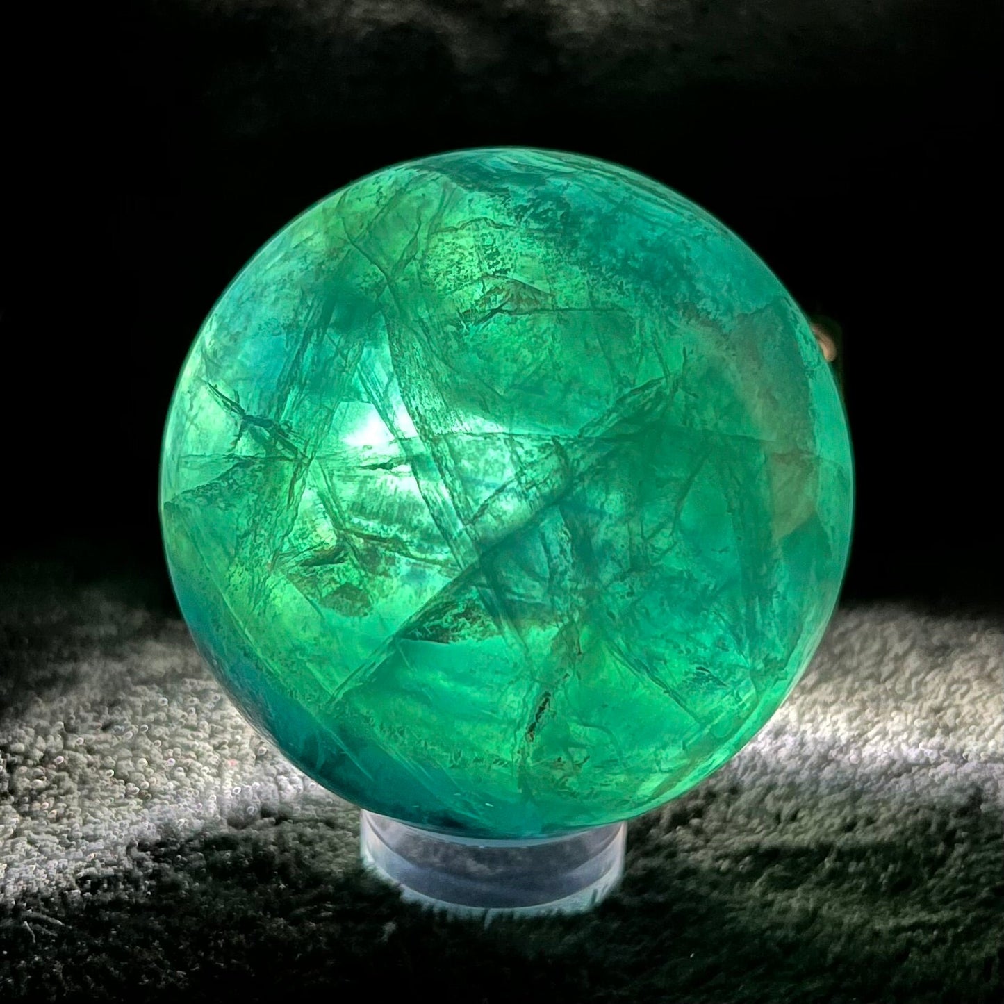 Blue Fluorite Sphere (Approx. 60-65mm) 1671