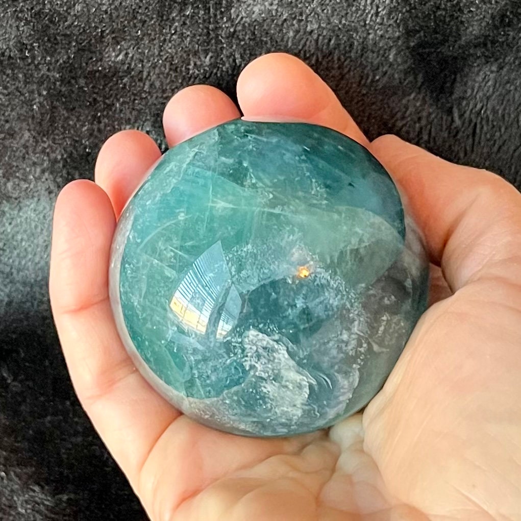 Blue Fluorite Sphere (Approx. 65-70mm) 1696
