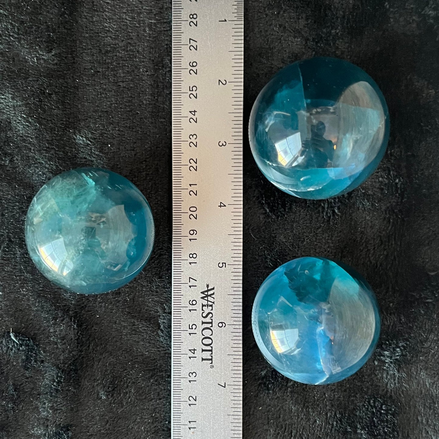 Blue Fluorite Sphere (Approx. 47-52mm) 1672