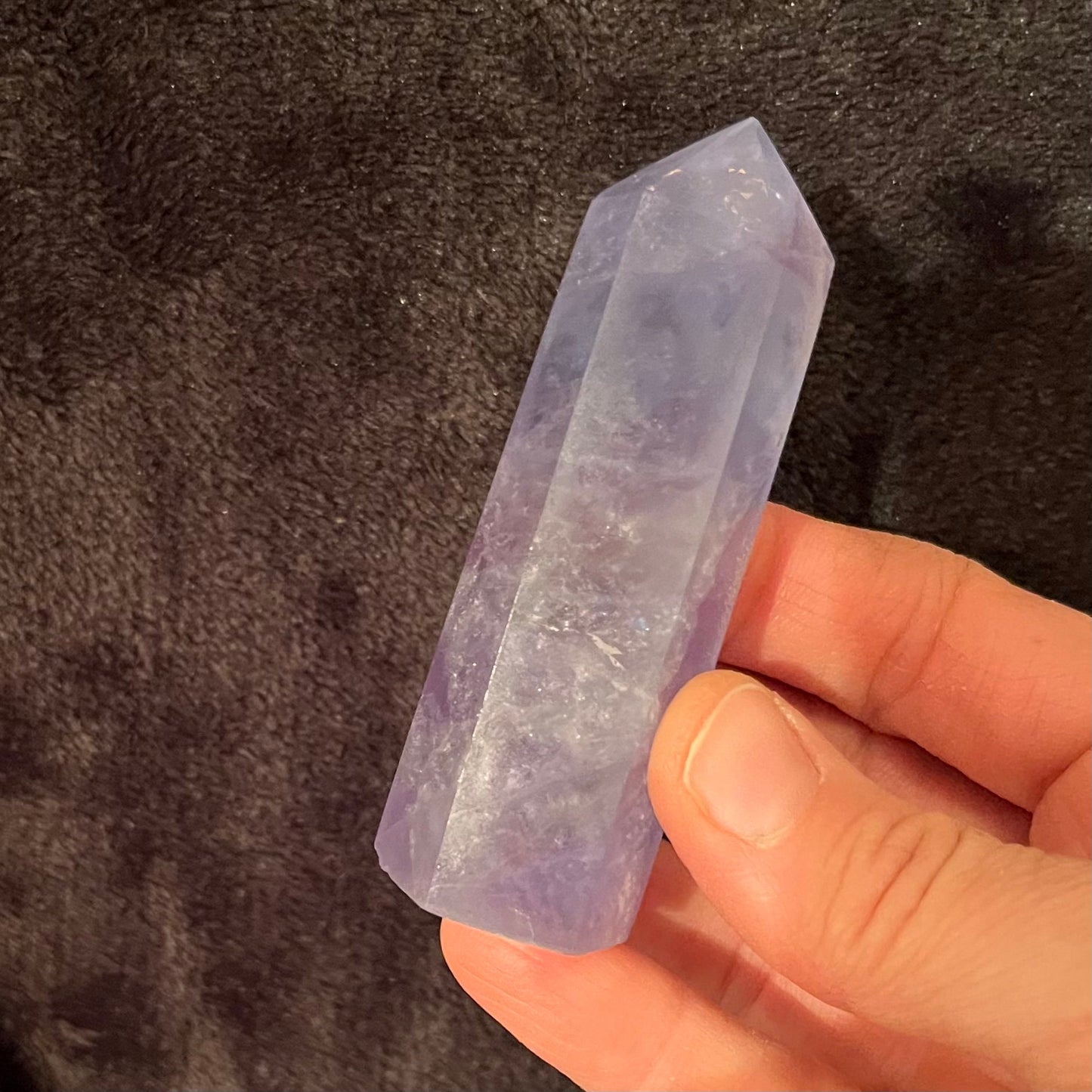 Blue Fluorite Obelisk (Approx. 3” - 3 1/2”) 0910