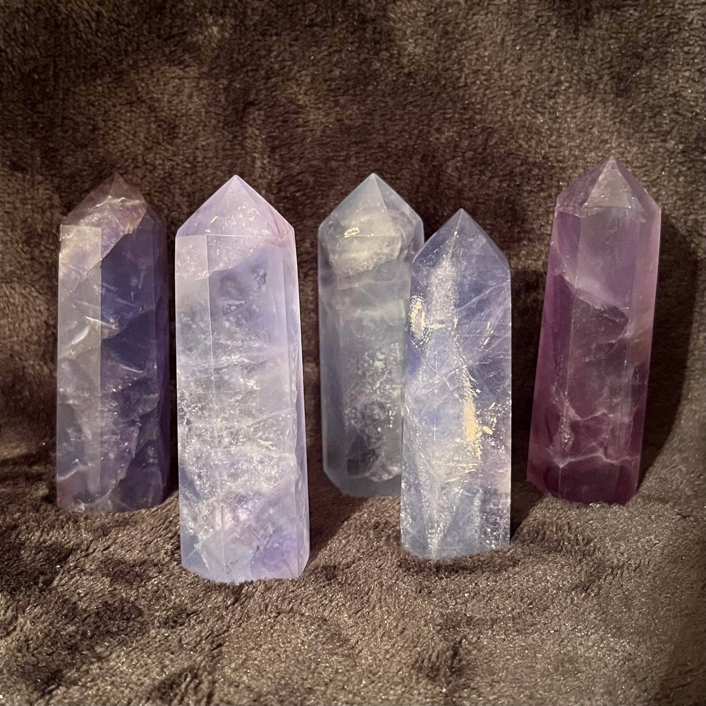 Blue Fluorite Obelisk (Approx. 3” - 3 1/2”) 0910