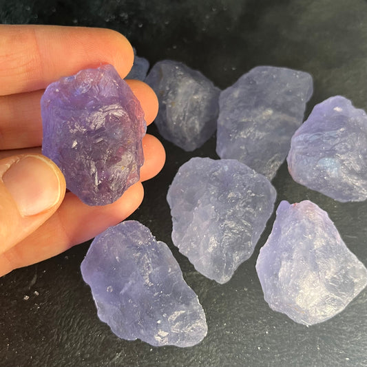 Indigo Blue Fluorite Raw Chunk (Approx. 1 1/2” - 1 3/4”) 1245