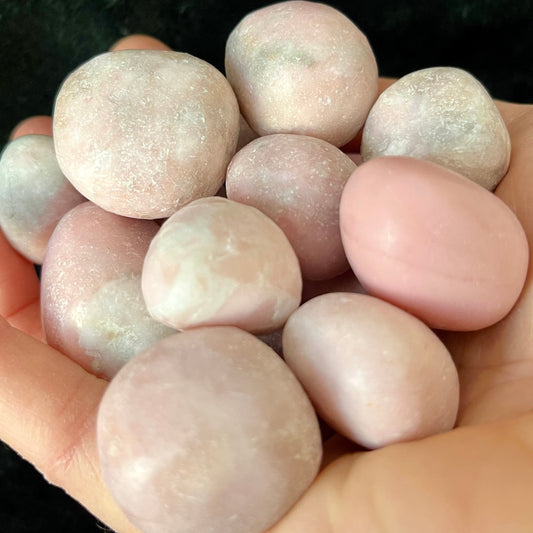 Pink Opal Tumbled Stone (Approx. 1 1/8” - 1 1/2”) 1545