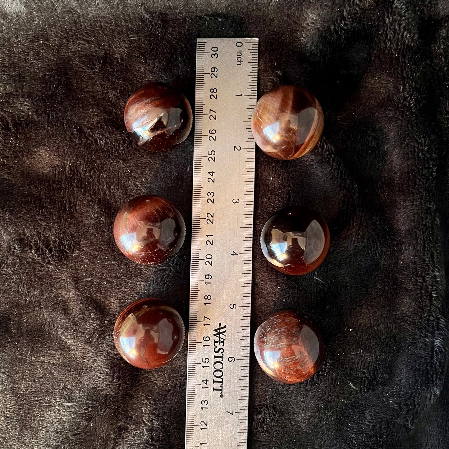 Red Tiger Eye Sphere (Approx. 30-33mm) 1241