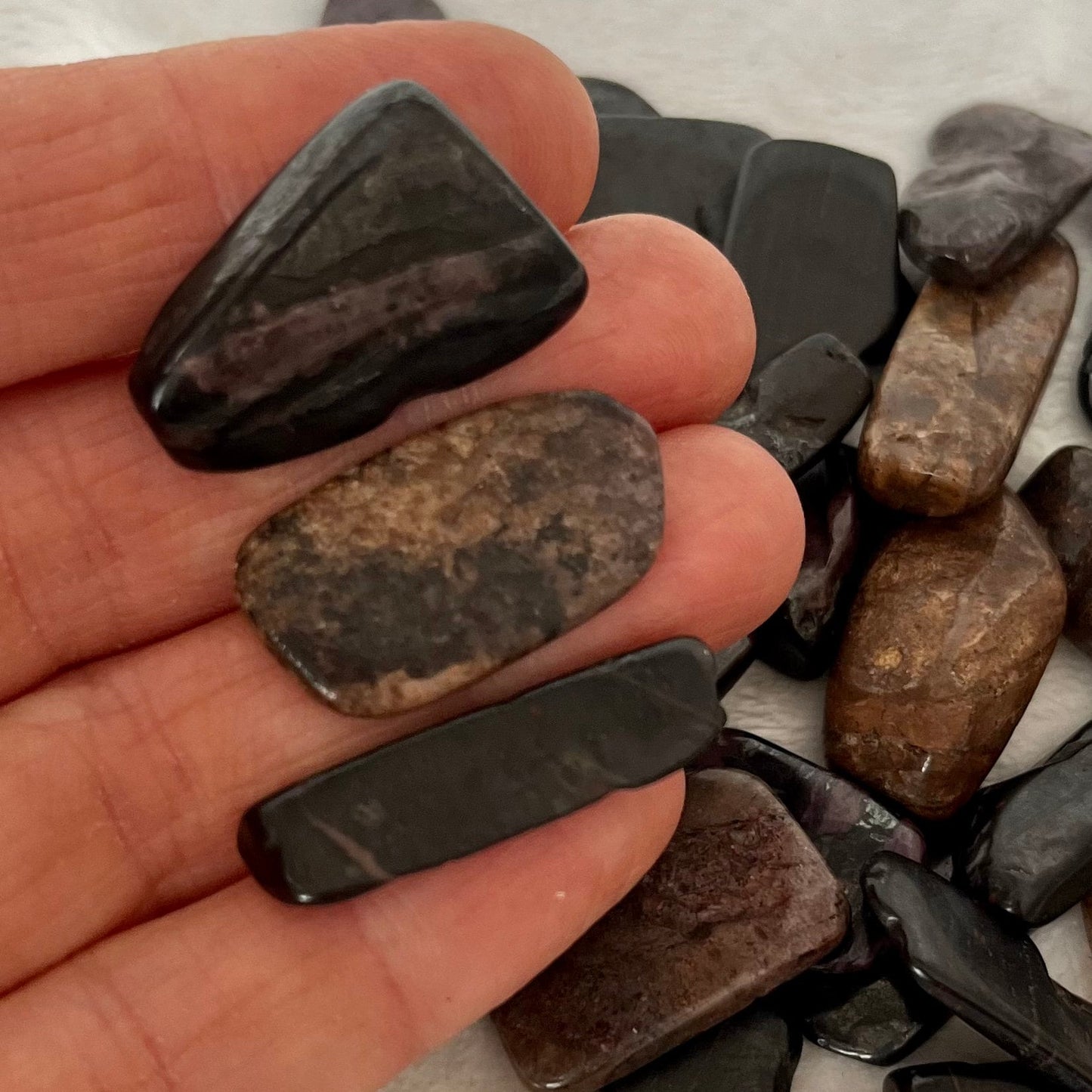 Black Sugilite Tumbled Stone (Approx. 3/4” - 1 1/4”)  0687