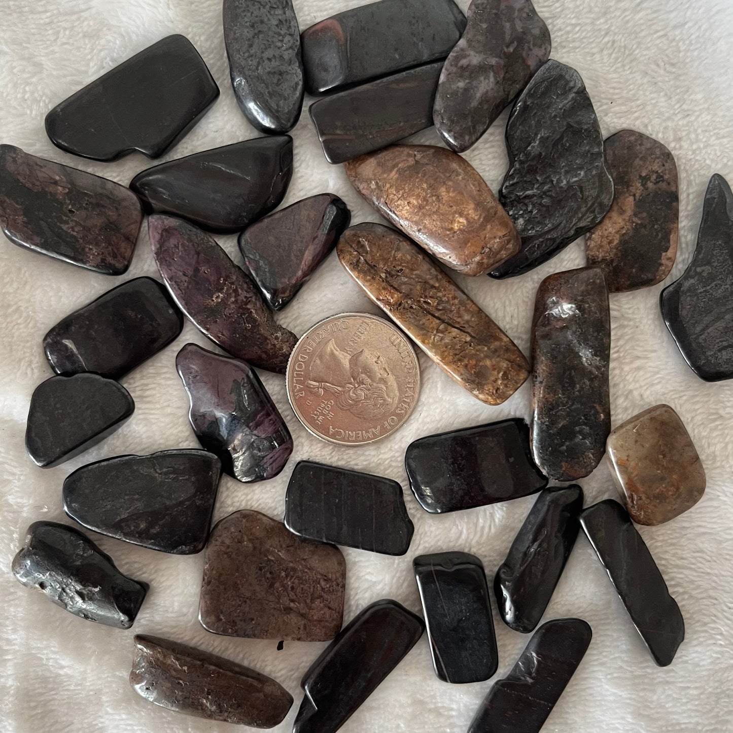 Black Sugilite Tumbled Stone (Approx. 3/4” - 1 1/4”)  0687