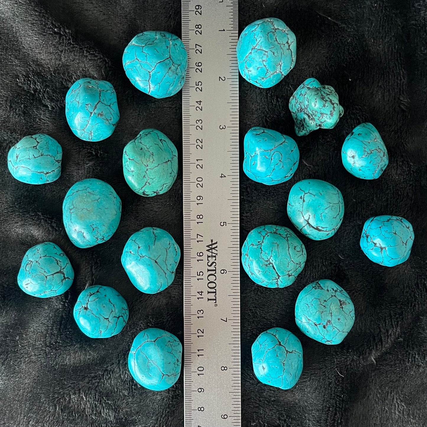 Blue Magnasite (Color Enhanced) (Approx. 1 1/4” - 1 1/2”) 1544