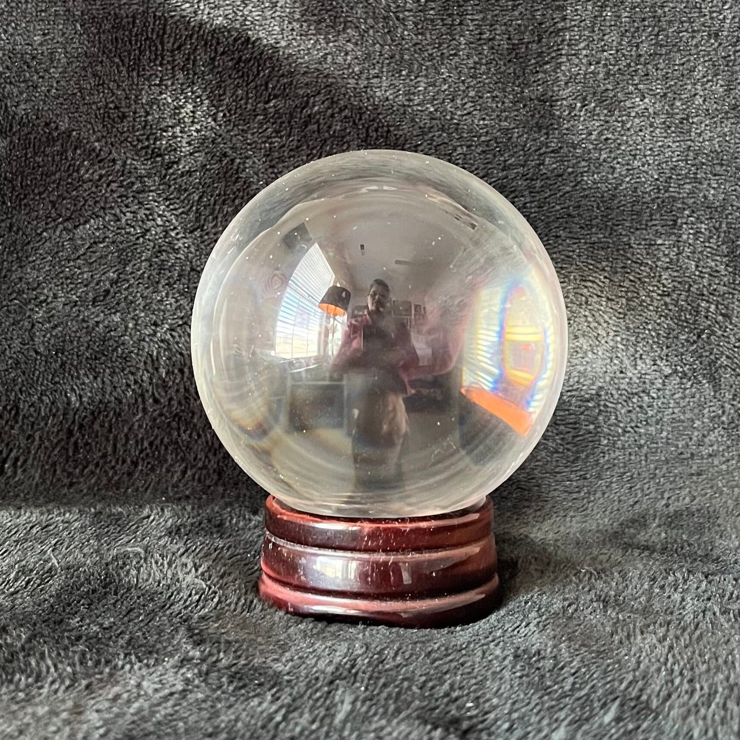 Red Tiger Eye Sphere Stand (Approx 50mm) 1550