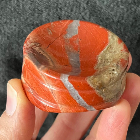 Snakeskin Jasper Sphere Stand (Approx 50mm) 1548